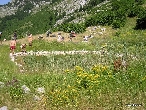 Alb�nie - prvn� koup�n� v jez�rku nad Boge