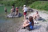 Dolomity ... pohoda u vody ...