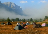 Prokletije - t�bo�i�t� v dolin� Ropojana