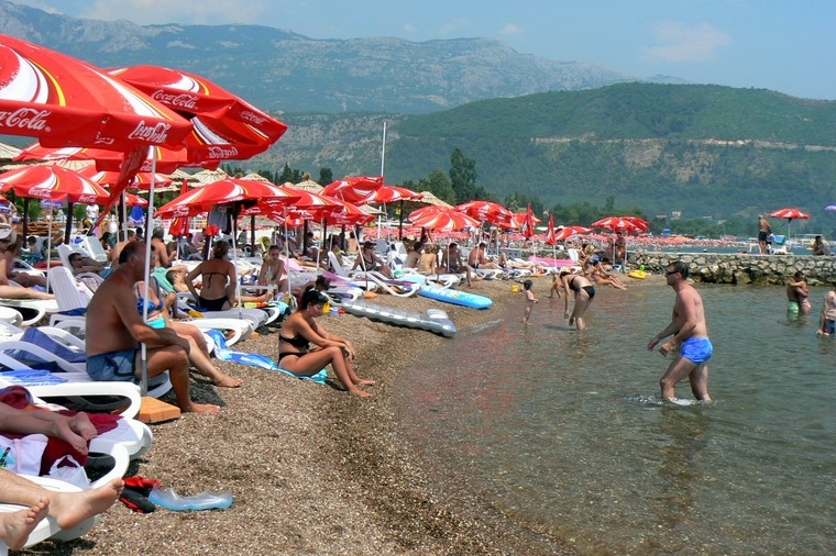 Budva - koupání v moøi