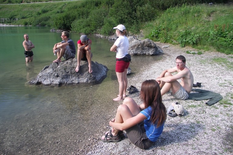 Dolomity - pohoda u vody ...