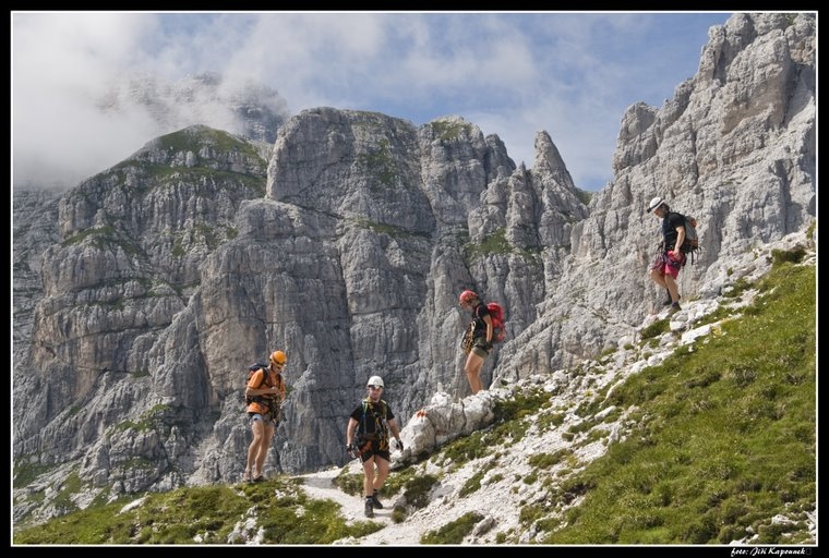 Julské Alpy - sestup k chatì Corsi (1874 m)