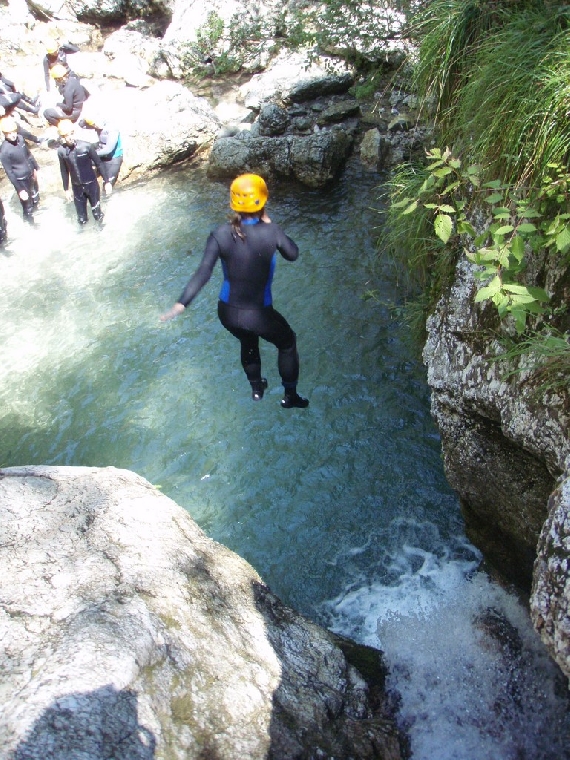 Canyoning v Bovci
